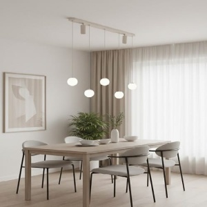 Lustra LED 56W Alba 3 Functii cu Telecomanda LZ4043