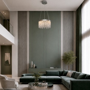 Lustra LED 60W Argintie LZ626-400