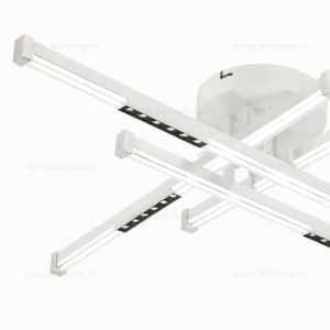 Lustra LED 72W Alba 3 Functii cu Telecomanda LZ9041-4A - Img 3