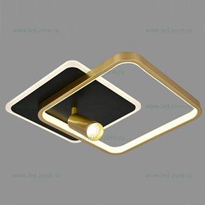 Lustra LED 76W 3 Functii Dimabila cu Telecomanda LZR9055-S - Img 2
