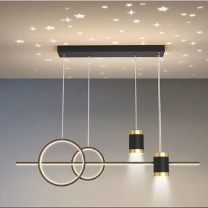 Lustra LED 80W Neagra 3 Functii LZ3869/191