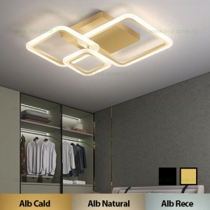 Lustra LED 88W 3 Functii Dimabila cu Telecomanda LZG3816-3