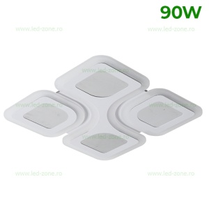 Lustra LED 90W 3D 3 Functii cu Telecomanda LZ9796-480