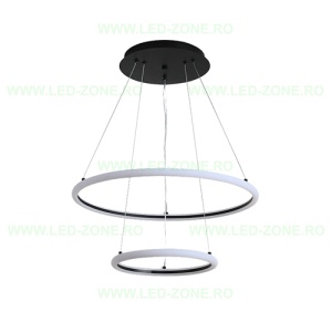Lustra LED 92W Dimabila 3 Functii cu Telecomanda sau Telefon LZ1763-500 - Img 2