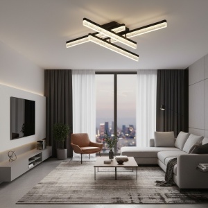 Lustra LED 96W 3 Functii Dimabila cu Telecomanda LZ5409 - Img 3