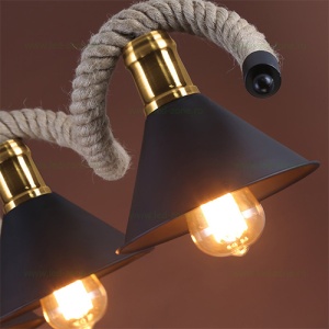 Lustra Rustic Industrial 5 Socluri E27 LZ1080-5 - Img 4