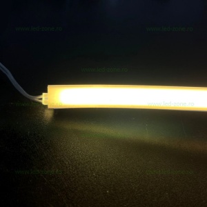 Neonflex LED 24V 7W/ML 12x10mm Incastrat Rola 5M - Img 4