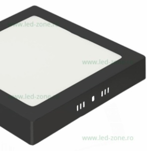 Panou LED 36W 30x30cm Aplicat Negru SOLE - Img 2