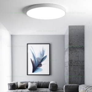 Panou LED 70W D-50cm Aplicat Alb RGB-CCT cu Telecomanda - Img 2