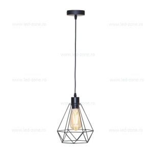Pendul Soclu E27 Vintage Negru LZ03