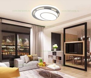 Plafoniera LED 96W Rotunda 3 Functii cu Telecomanda LZ1128