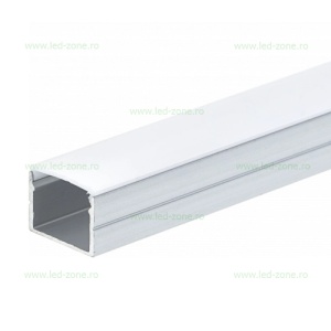 Profil Aluminiu Aplicat Dispersor Mat 2M 17MM - Img 2