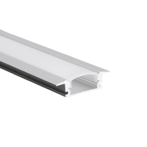 Profil Aluminiu Incastrat Dispersor Alb 2M 12.4MM Plat