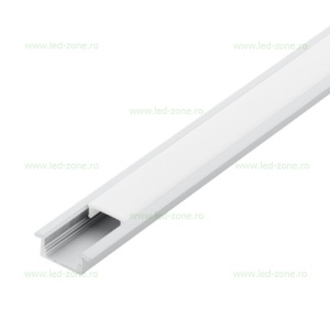 Profil Aluminiu Incastrat Dispersor Mat 2M 12MM LZ9897 - Img 3