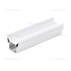 Profil Aluminiu Incastrat Dispersor Mat 2M 34MM LZ9900 - Img 3