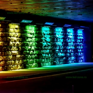 Proiector LED 18W 220V Liniar 100cm Full RGB Telecomanda  - Img 5