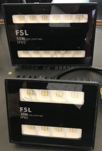 Proiector LED 50W 220V Slim Negru 808X - Img 3