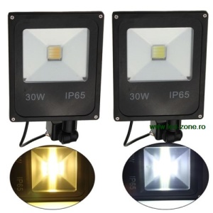 Proiector LED Slim 30W 220V Senzor