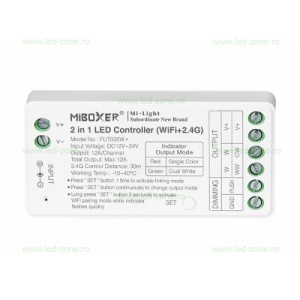 Receptor Banda LED CCT RF 12A WI-FI Multizona - Img 2