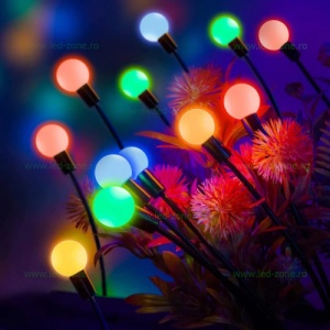 Set 2 Decoratiuni LED Gradina Solare LICURICI - Img 5