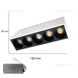 Spot LED 10W Aplicat Liniar Cob Alb - Img 4