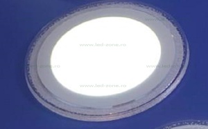 Spot LED 16W Rotund Alb Rece Contur Color Bule - Img 3