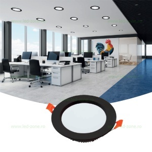 Spot LED 24W Rotund Mat Negru ALEXA - Img 3