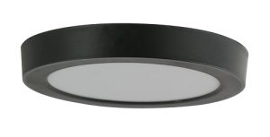 Spot LED 24W Rotund Negru Aplicat LZ30355