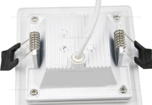 Spot LED 6W Patrat COB Sticla 3 Functii - Img 2