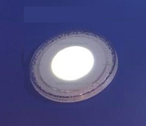 Spot LED 6W Rotund Alb Rece Contur Color Bule - Img 4