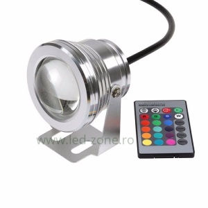 Spot LED Exterior 10W Rotund RGB Lupa 12V