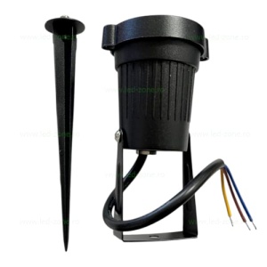 Spot LED Exterior 3W COB RGB Rotund 220V Montaj Gradina