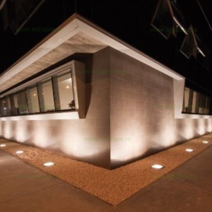 Spot LED Exterior Incastrat 5W 220V Patrat