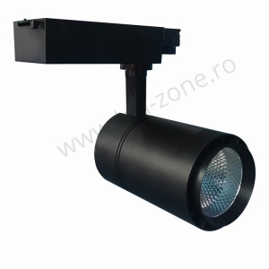 Spot LED Magazin Sina 30W COB Negru Cilindric - Img 3