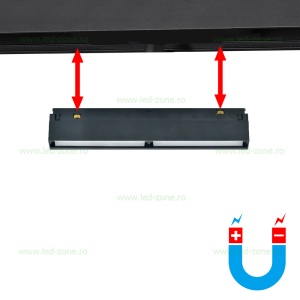 Spot LED Magnetic 12W Liniar Mat Dublu - Img 1