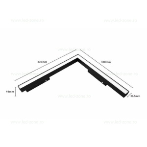 Spot LED Magnetic 24W 90 Grade Mat CCT RF WIFI - Img 3