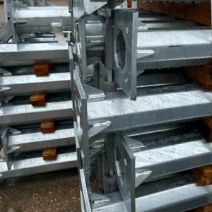 Stalp Iluminat Octogonal Galvanizat 9M cu Flansa 200/280 2B - Img 2