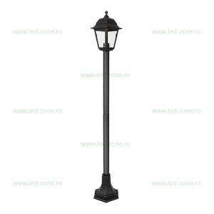 Stalp LED Gradina E27 Negru KEVIN 1.2M - Img 1