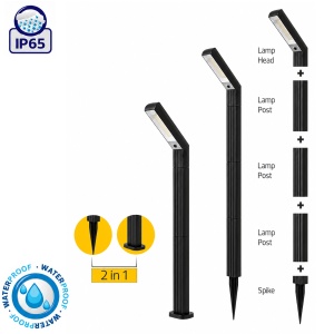 Stalp LED Gradina Solar 835mm CCT