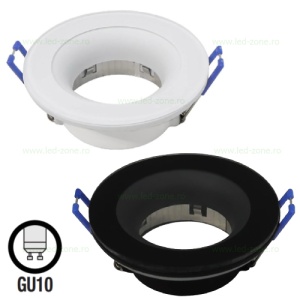 Suport Incastrat 1 Bec Spot LED GU10 Rotund KAKTUS IP65 - Img 1