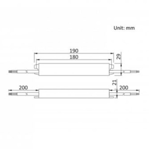 Sursa Alimentare Banda LED 12V 45W IP67 Waterproof Premium - Img 3