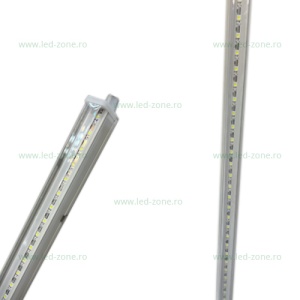 Tub LED T6 20W 117cm Patrat Clar Suport Inclus - Img 1