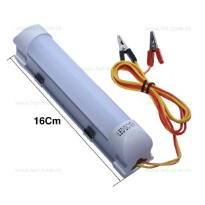 Tub LED T8 4W 16cm Mat Suport Inclus 12V Clesti - Img 2