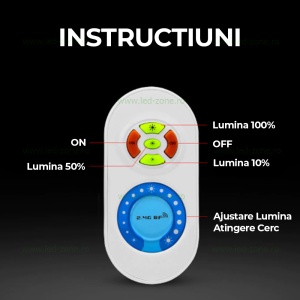 Variator Banda LED 120W RF Telecomanda Touch - Img 3