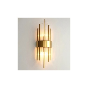 Aplica 2 Socluri  E14 Aurie Cristal GILLIS2W/GD