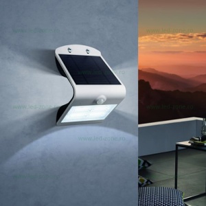 Aplica LED 3W Exterior Senzor Solara 3 Functii LAMOZZO  - Img 2