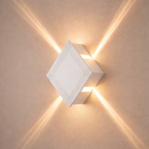 Aplica LED 4x2W Exterior Alba Patrata