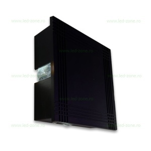Aplica LED 4x2W Exterior Negru Patrata