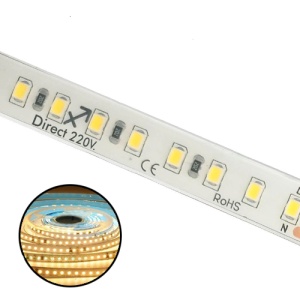 Banda LED 2835 120 SMD/ML Silicon 220V Rola 10m - Img 4