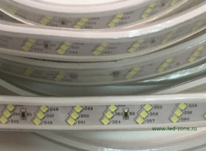Banda LED 2835 180 SMD/ML Furtun Silicon 220V 3R